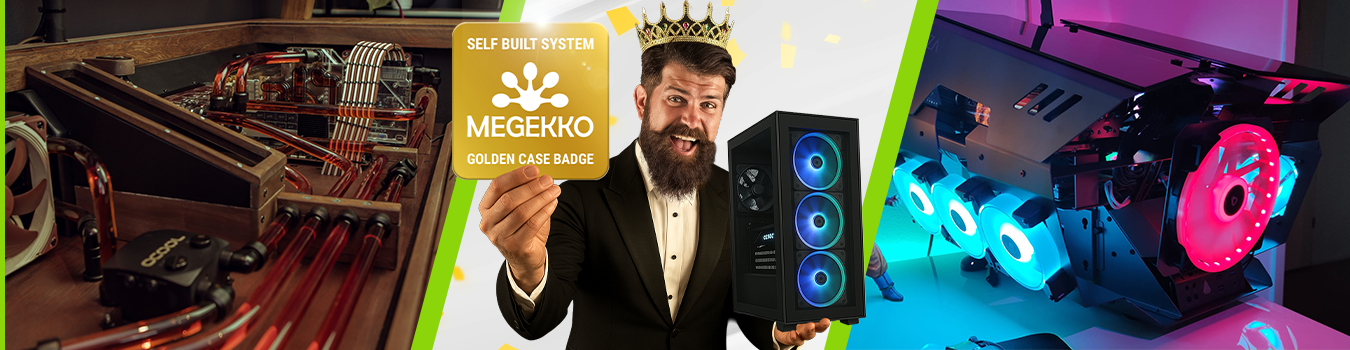 Header Golden Case badge pagina